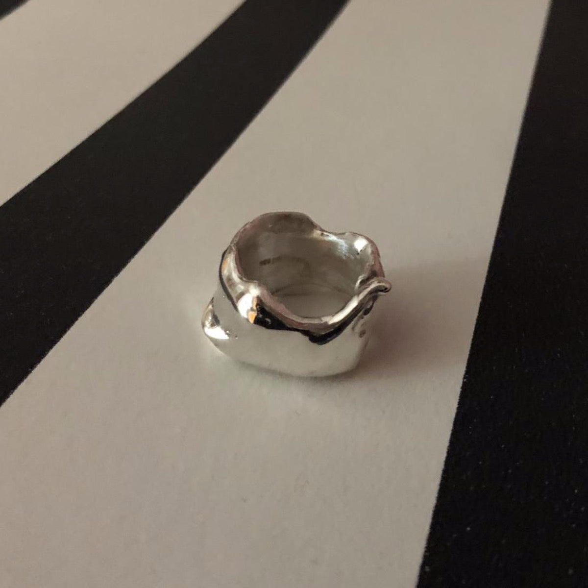 Sølv ring "Cocoon" No.2 i 925 sterlingsølv