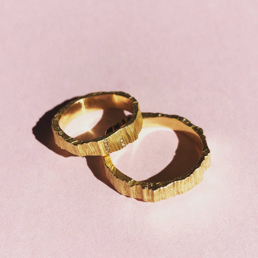 Ripples Ring - 14 kt. guld