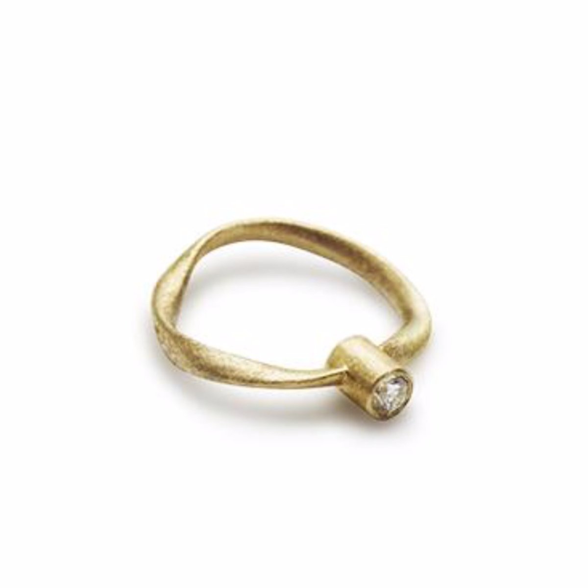 Flair Ring Guld-Diamant Kristine Algreen Jewelry